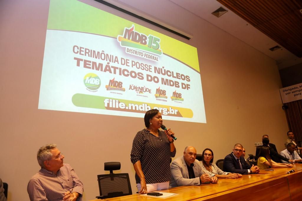 Doutora Jane toma posse como presidente do MDB Afro no Distrito Federal